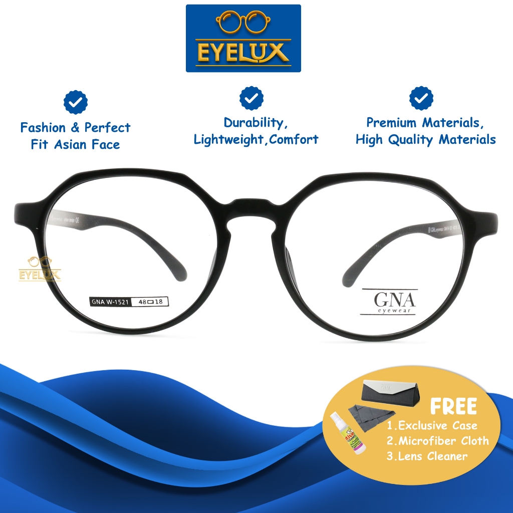 GNA Eyewear / GNA W-1521 / 48-18 / Frame Kacamata GNA Eyewear ORIGINAL