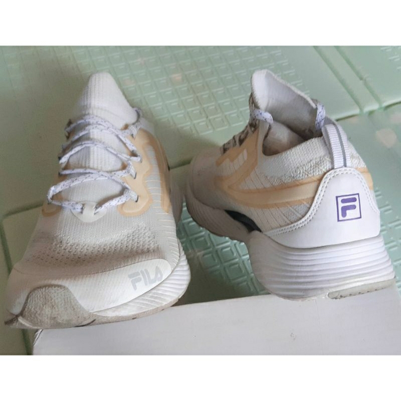 (FREE ONGKIR) SEPATU PUTIH SNEAKERS FILA BTS BORN TO SHINE ORIGINAL
