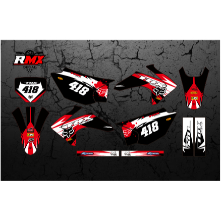 DECAL CRF 230 FULLBODY (006) DEKAL STIKER CRF 230 F 150F 230F 2015 2016 2017 2018 2019 2020 2021 202