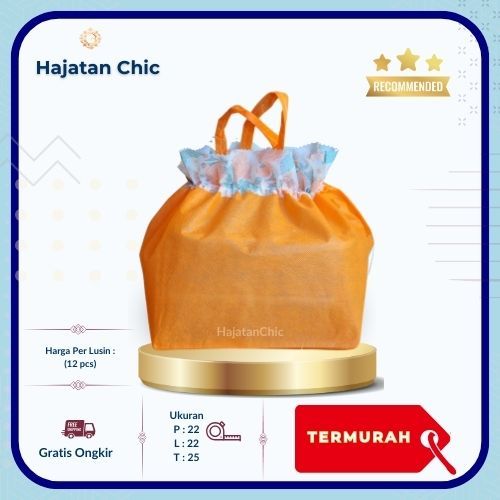 

(12 Pcs) Tas Serut Polos Hajatan Chic