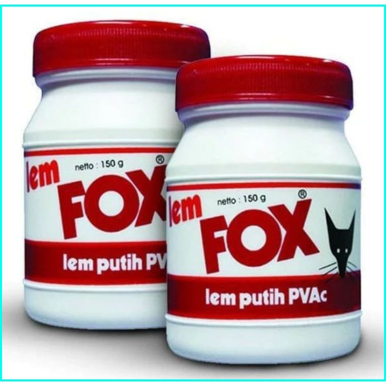 

(1 BOTOL) Lem Fox Putih 150 Lem Putih Fox Pvac 150 gr Fox Lem Pvac 150 gram Glue