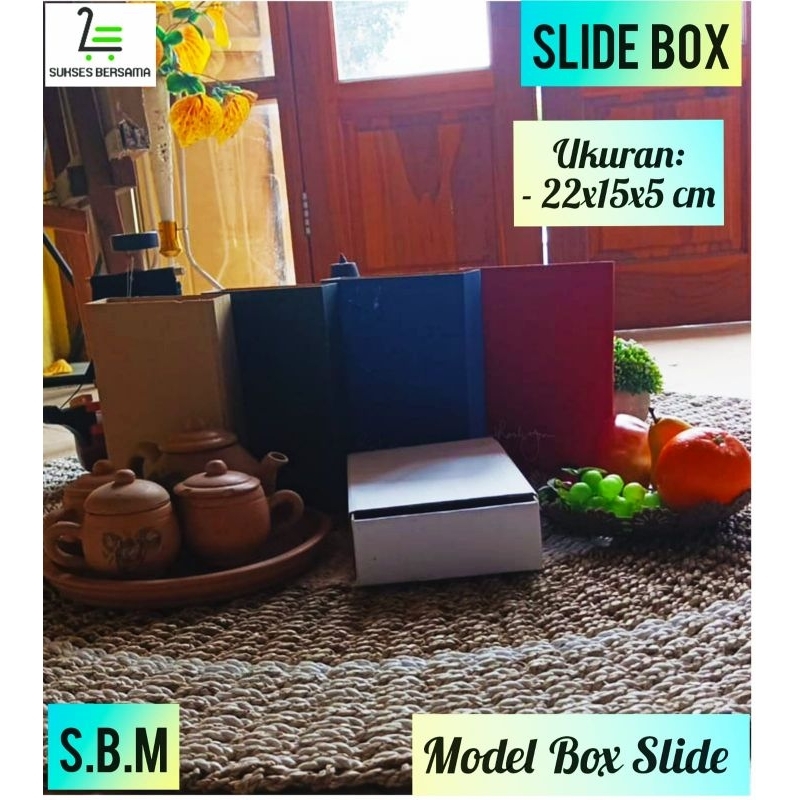 

Slide box 22x15x5cm( Thanx you)/Kardus/Box/hampers/hijab