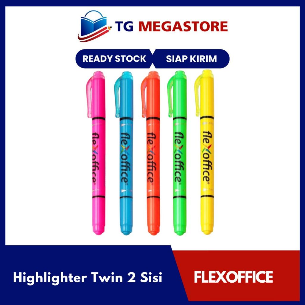

Highlighter Flexoffice Twin 2 Sisi - FOHL01