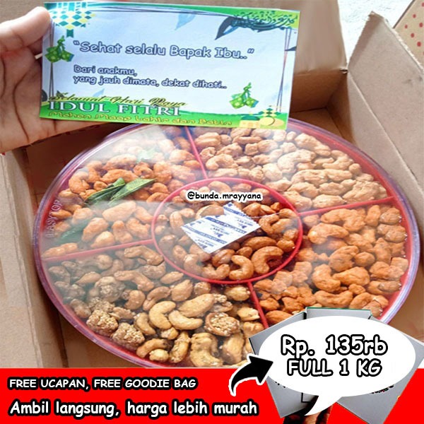 

Best Seller. MEDE SEKAT 5 RASA isi FULL 1 kg (Kualitas Grade 1 Premium) KACANG METE PARSEL TOPLES original keju wijen madu CRISPY BALADO THAILAND TRAY BULAT MERAH 6 HAMPERS KUE LEBARAN IDUL FITRI