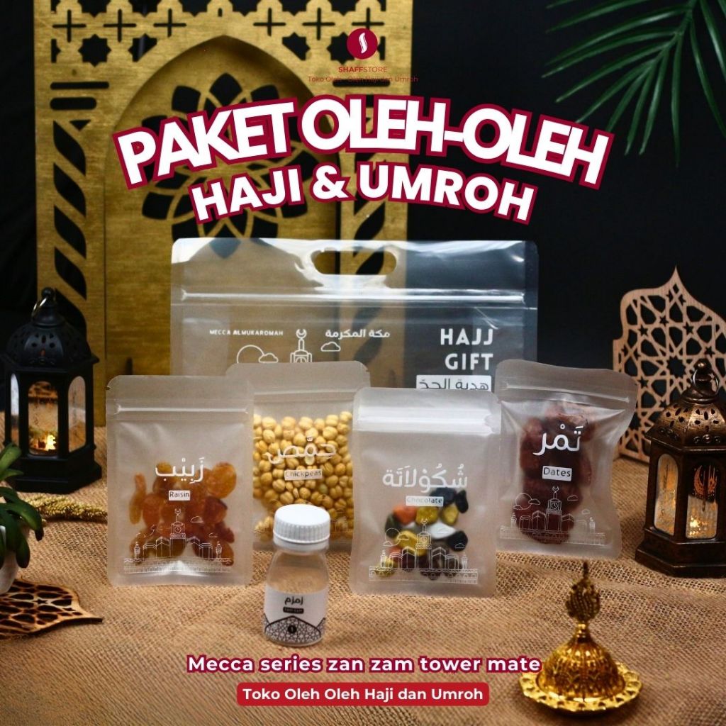 

UMROH GIFT SERIES Paket oleh oleh haji dan umroh Mecca Series Zam Zam Tower MATE