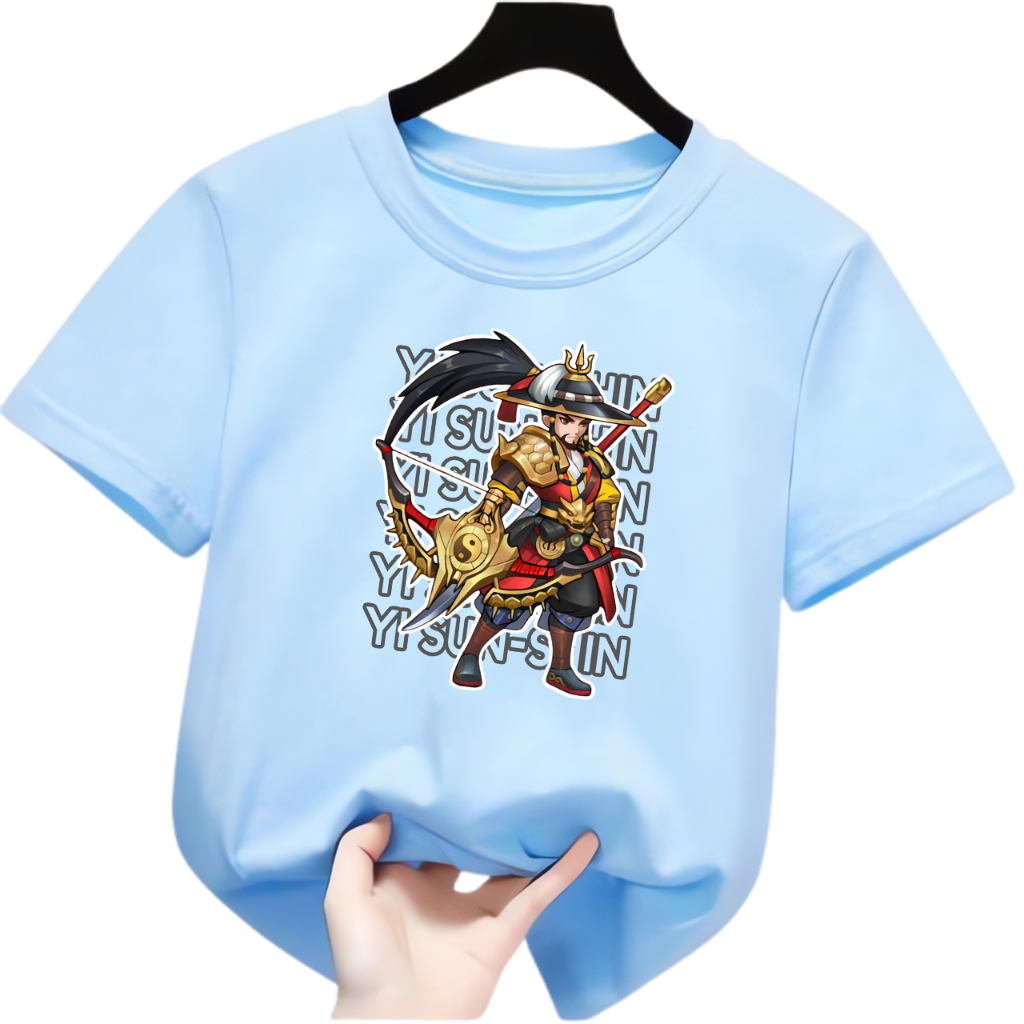 Baju kaos anak-anak GAMERS edisi MOBILE LEGEND distro UNISEX untuk anak usia 2-12 tahun