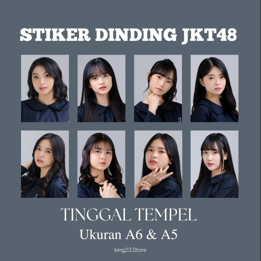 Stiker Dinding Jkt48,Edisi/Tema Darashinai/Cara Ceroboh Untuk Mencinta,Poster Jkt48 Ukuran A6 A5, La