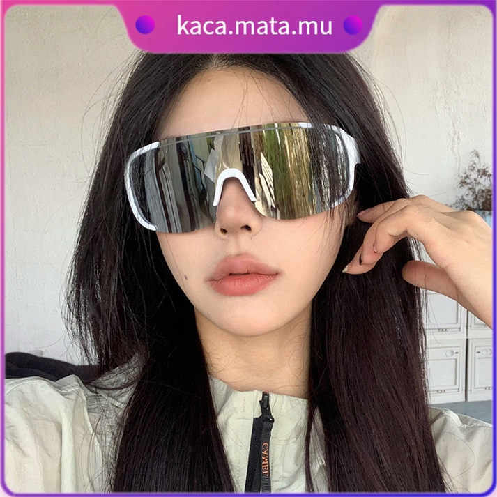 Kacamata Bersepeda Luar Ruang Kacamata Pelindung Matahari Pria Memanjat Jogging Kacamata Angin Tahan