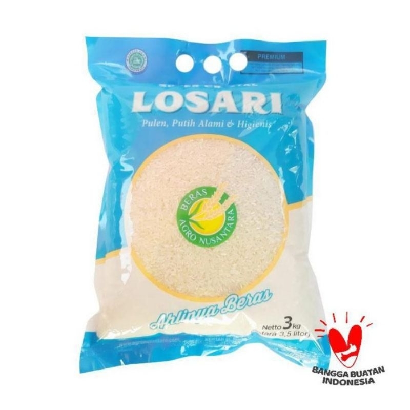 

Beras Losari 3 kg