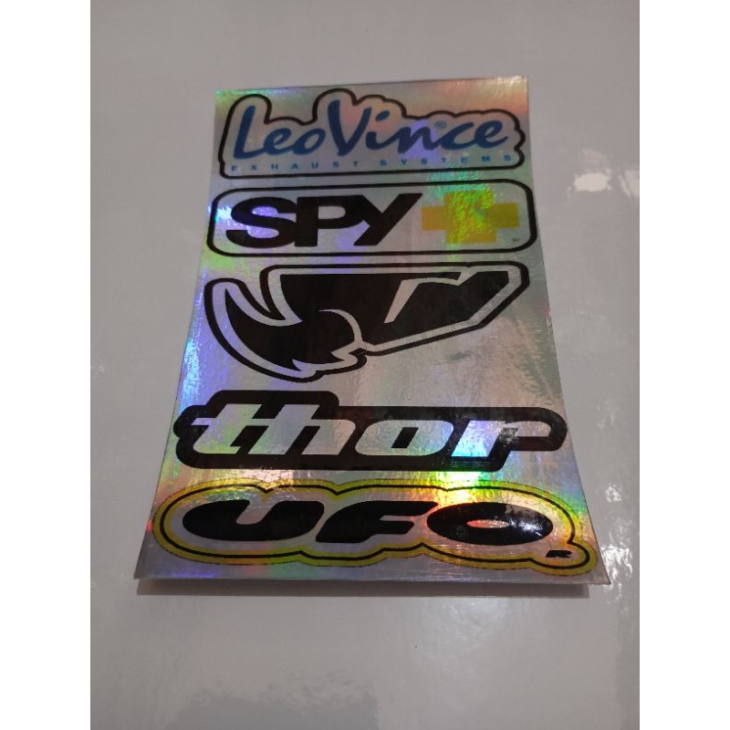 

Stiker tulisan papan hologram