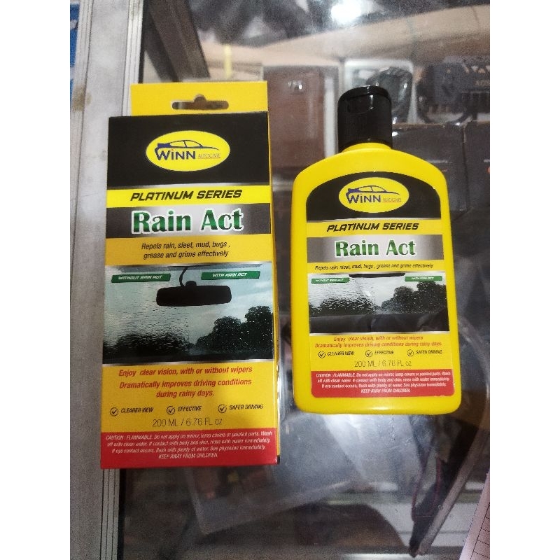 rain act kaca mobil. efek daun talas
