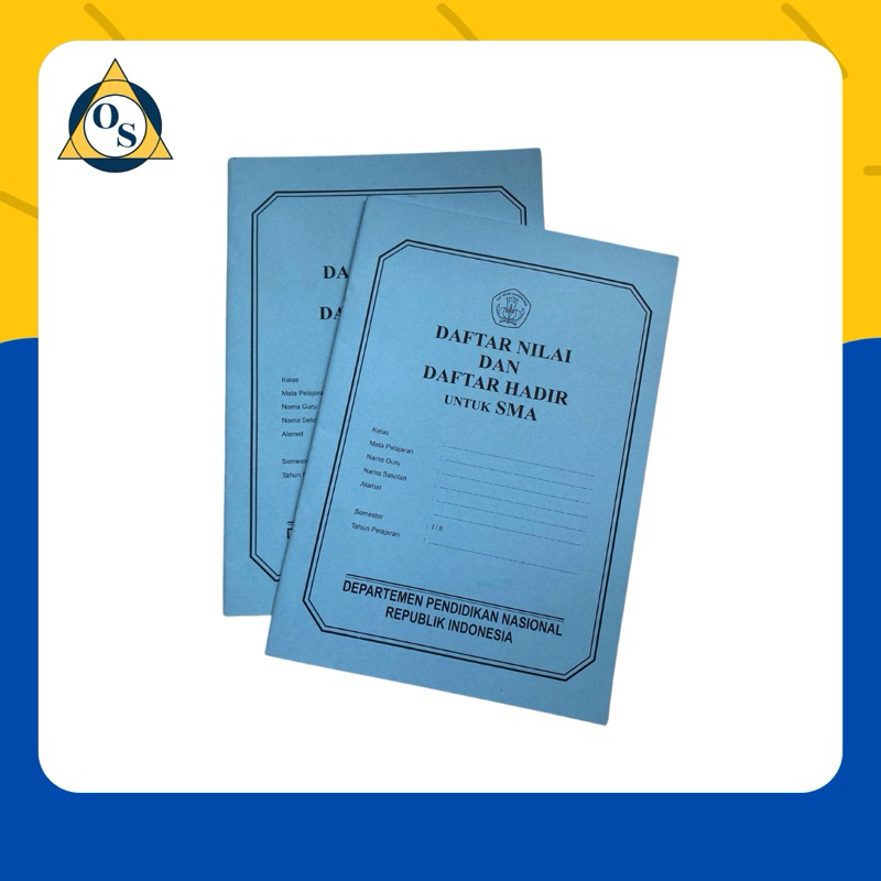 

BUKU DAFTAR NILAI & DAFTAR HADIR SMP/SMA