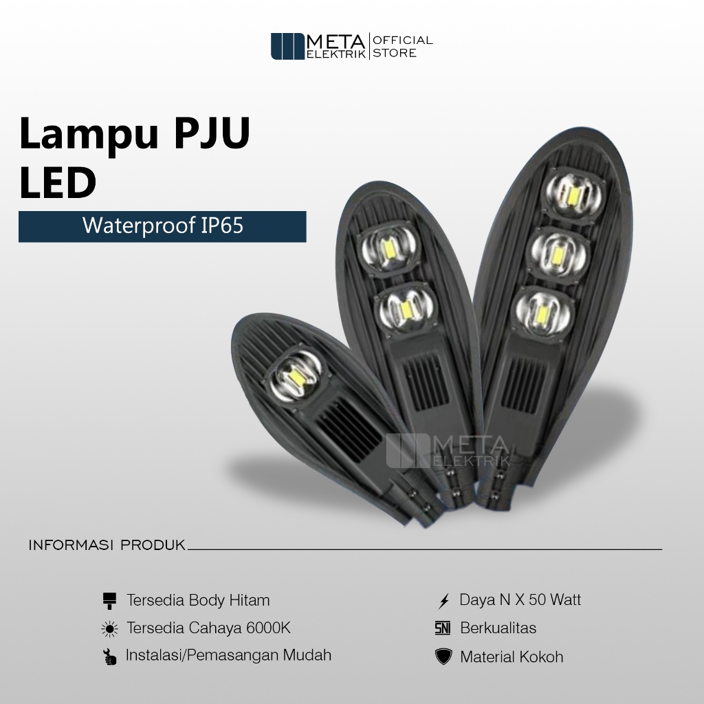Lampu jalan (PJU) LED 50 W lampu jalan 100 W lampu LED 150 W PJU light
