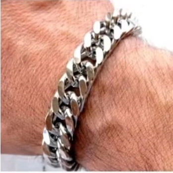 GELANG TITANIUM RANTAI JUMBO LAKI LAKI MACHO