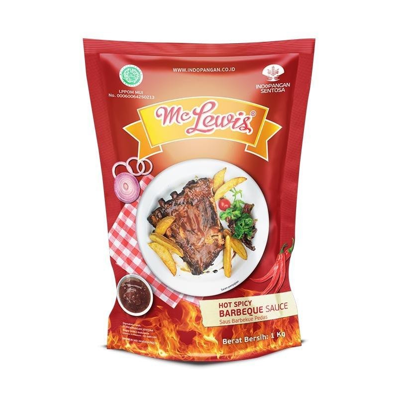 

MC LEWIS SAUS BBQ PEDAS KEMASAN 1 KG