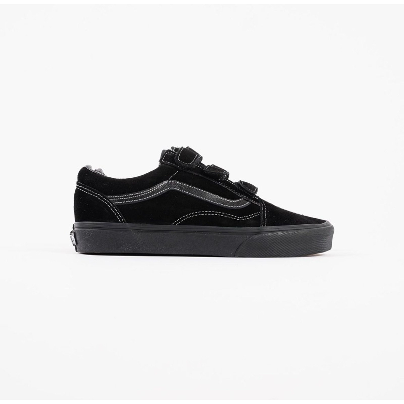 Vans Old Skool Velcro Full Black Classic (Original 100%)