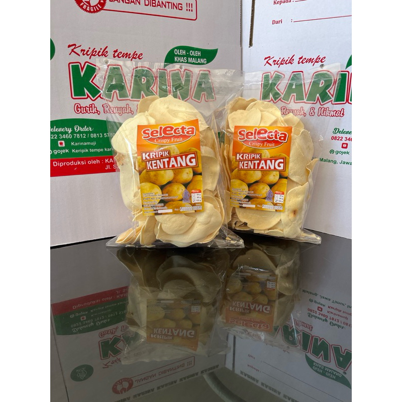 

Keripik Kentang Cap Selecta | Oleh-oleh khas malang | Kemasan 100gram
