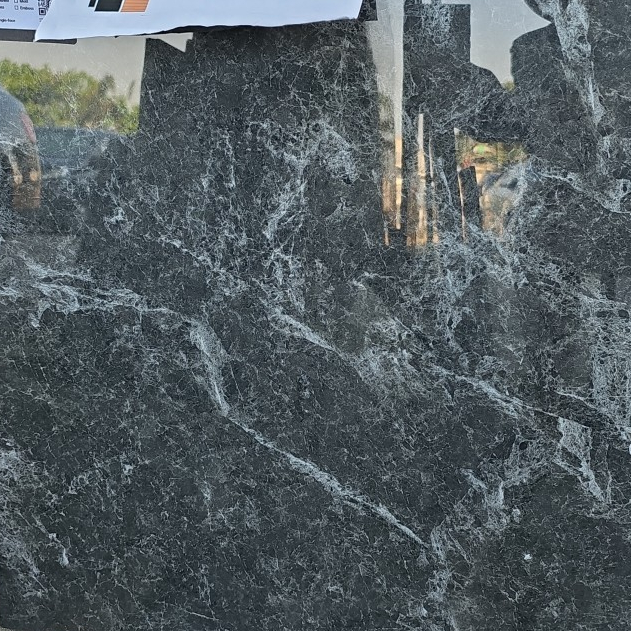 GRANIT ARNA ELEANOR DARK GREY POLISHED 60X60 [FREE ONGKIR] 1.44M 4PCS