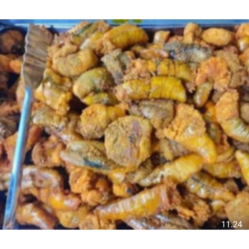 

Telur ikan Wader goreng , sangat lezat di temani nasi dan sambal.kemasan 100 gr