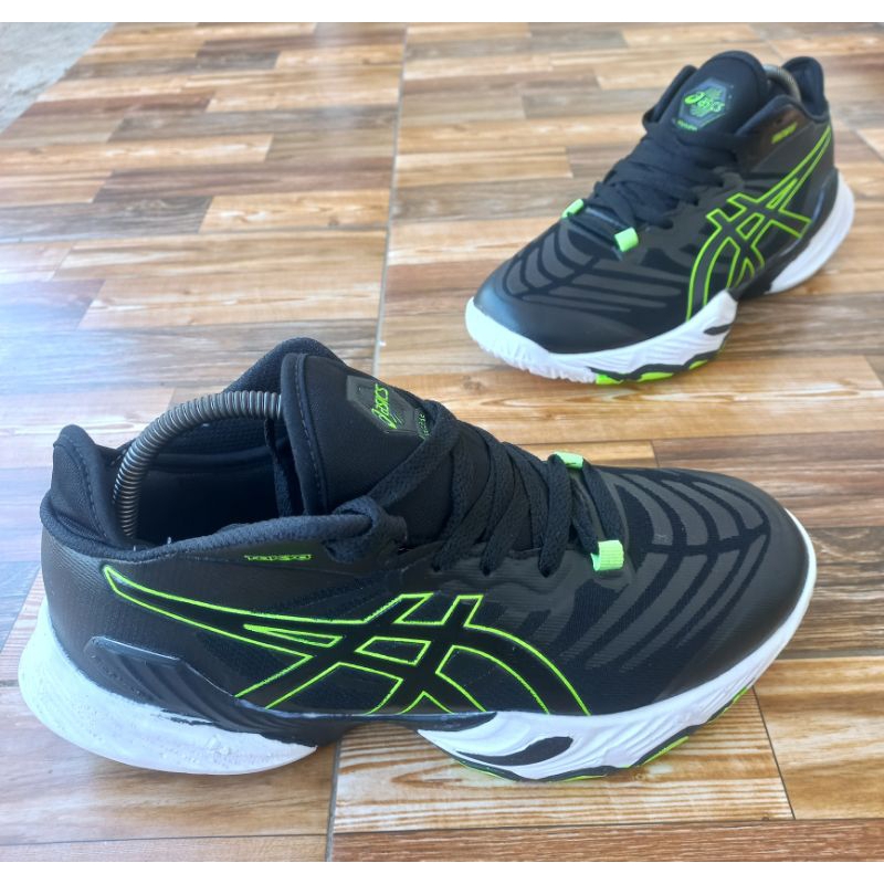 Sepatu Asics Meta Rise Tokyo Black Greend/Shoes/Badminton/Volly