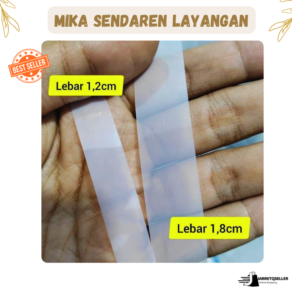 🆕 Mika Sendaren Layangan Tebal | Mika Sendaren Putih Bening Panjang 6 Meter | Mika 0,075 layangan