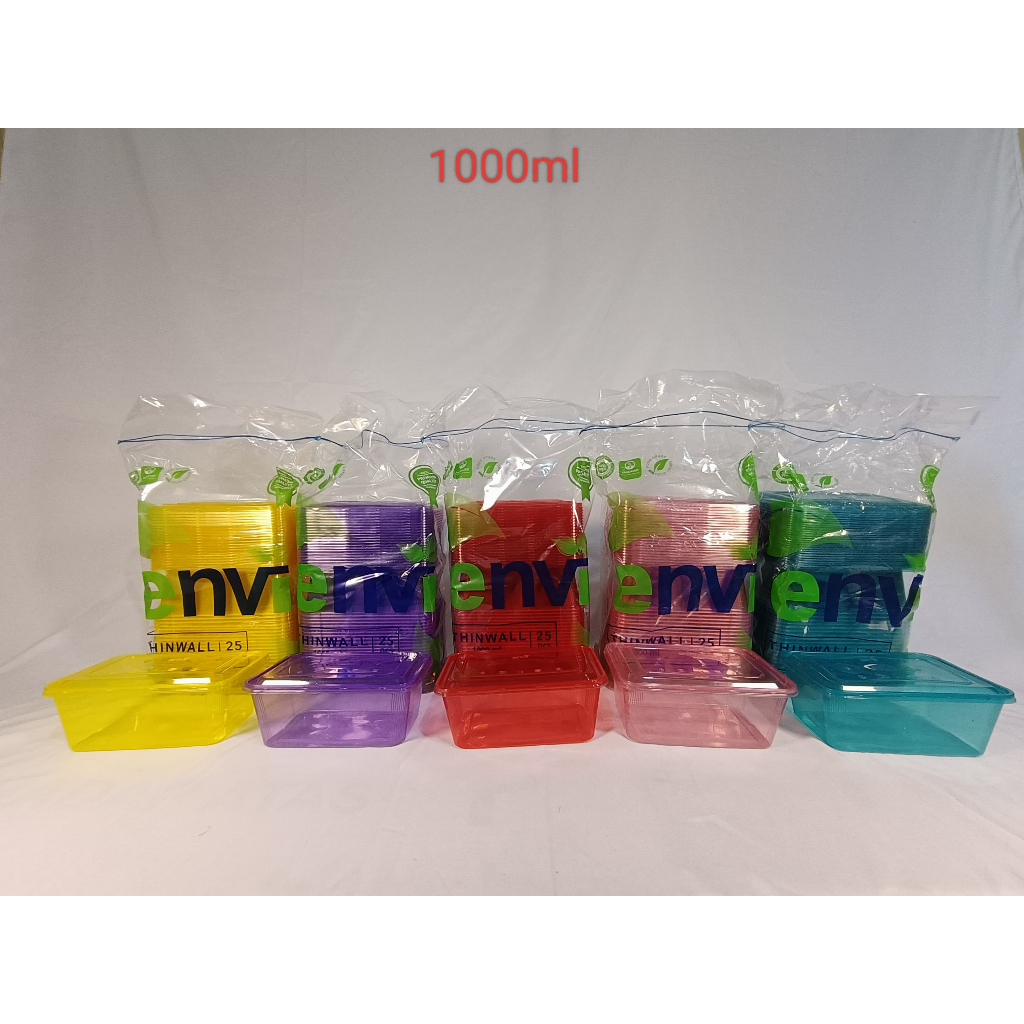 Thinwall Special Edition Colour ENVI 1000ML Harga /PACK