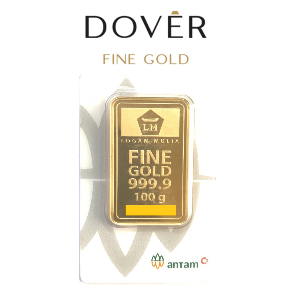Logam Mulia Emas Antam 100 gram Press Certieye