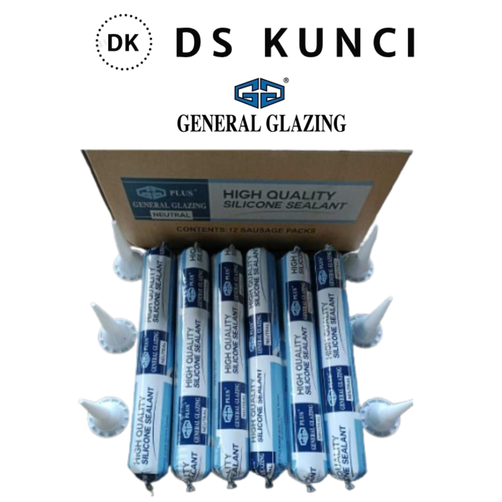 Lem sealent Silicone Sosis GENERAL GLAZING NETRAL