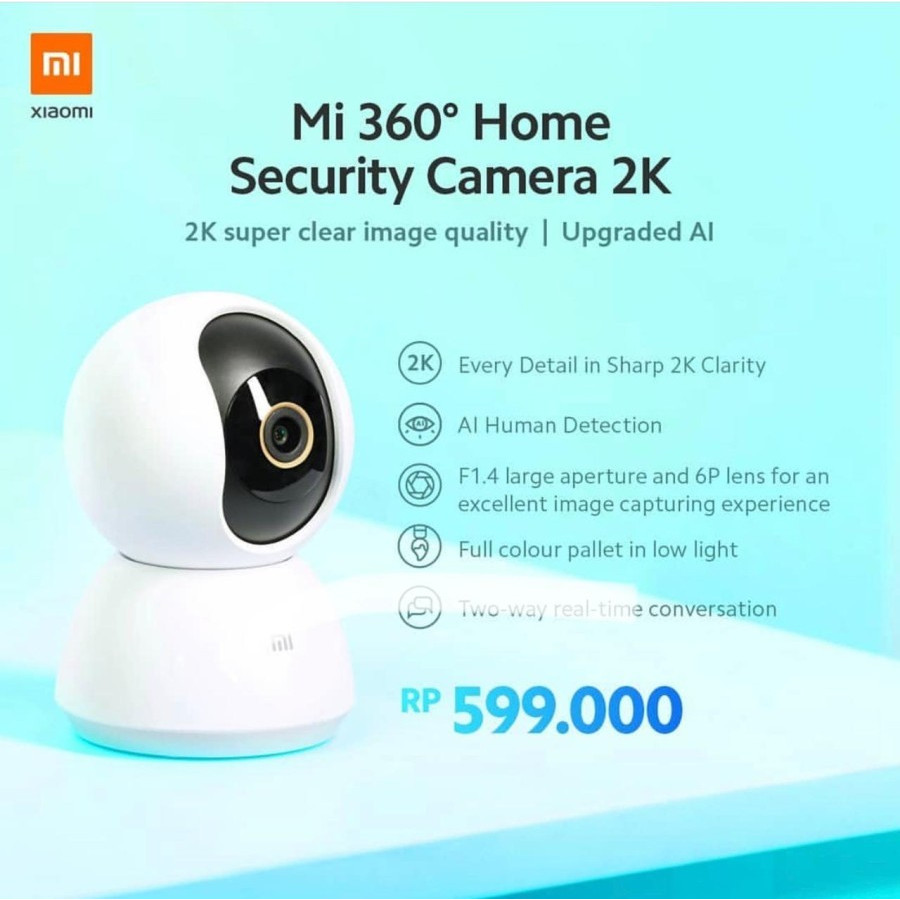 XiaoYi Yi Dome HD IP Camera/Kamera CCTV IR DOME 360 Degrees ( ORIGINAL & RESMI )
