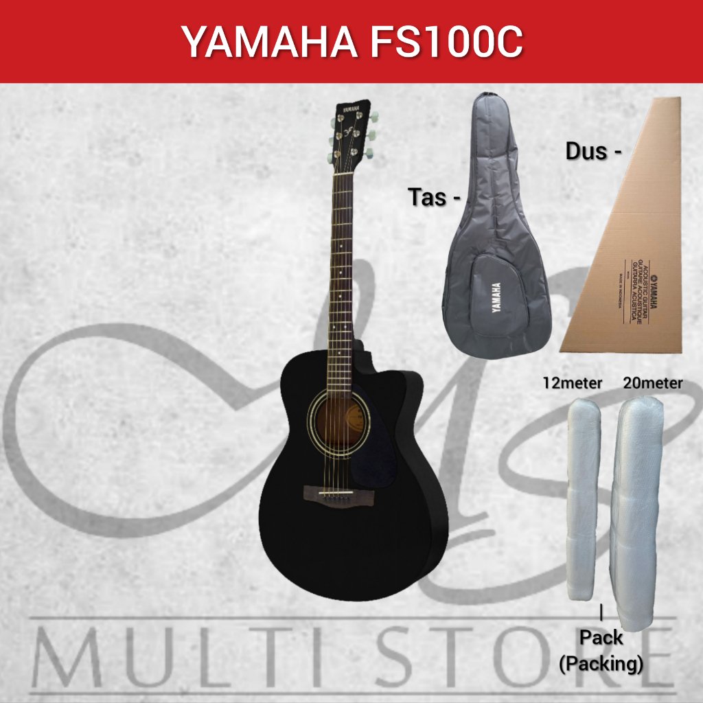 Gitar YAMAHA FS100 - FS 100 - FS100C - FS 100C - FS100 C - Black