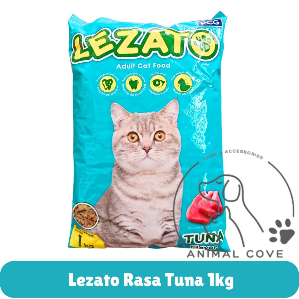 Makanan Kucing Lezato Cat Food 1Kg Dry Food Lezato