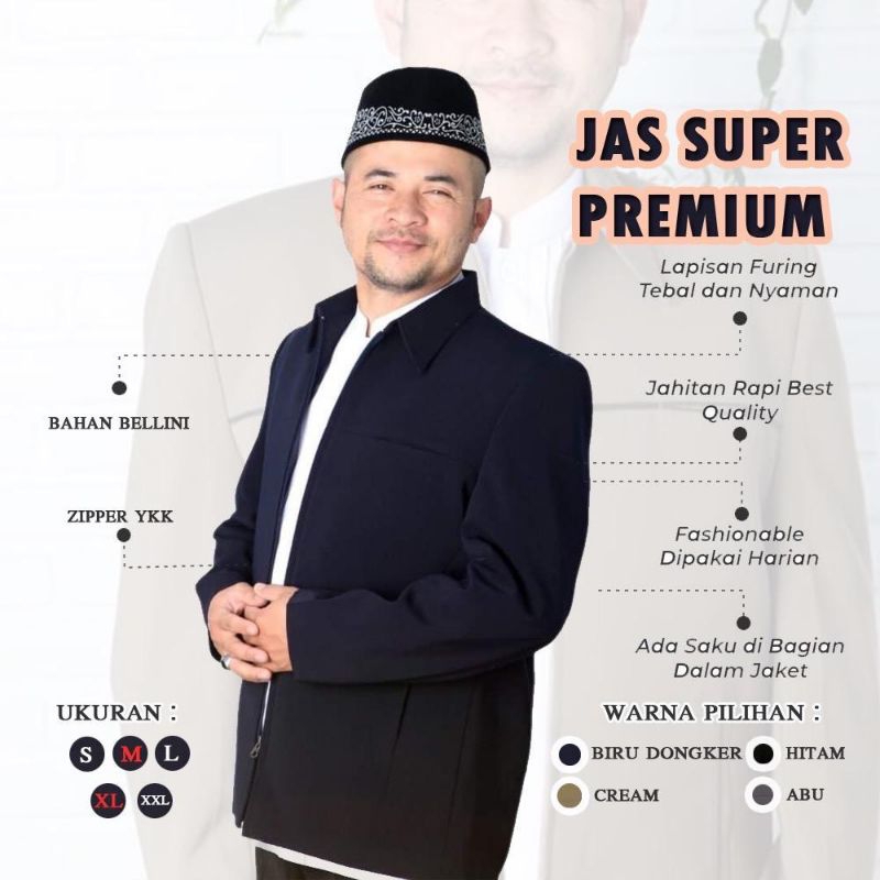 Jas Jasket Santri Jasket Guru Jasket Dosen Jasket formal