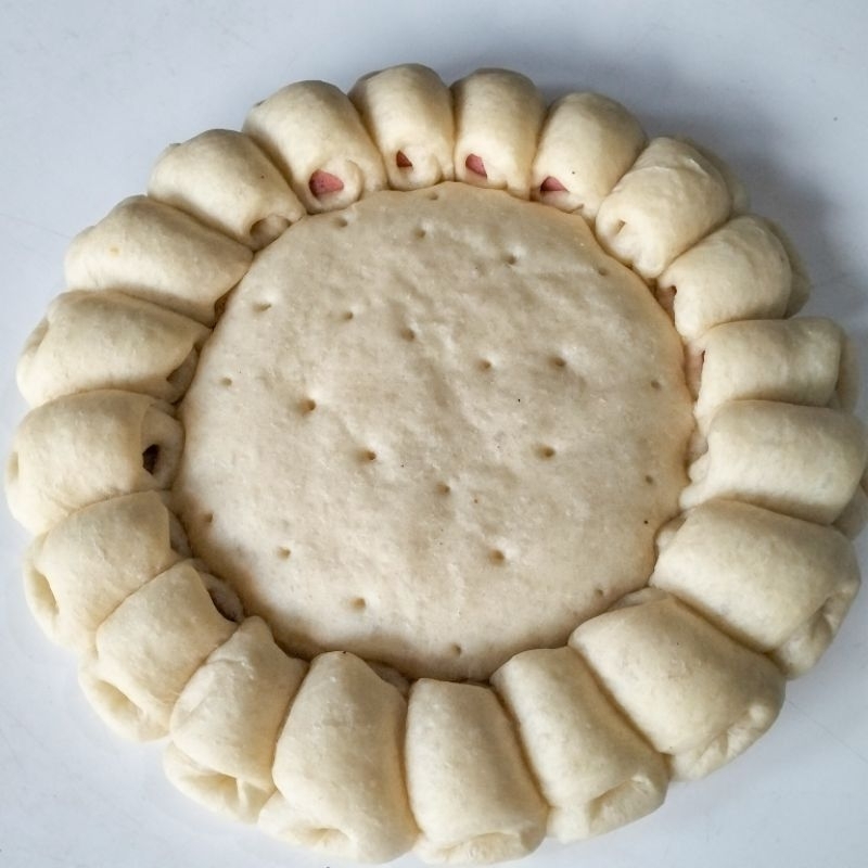 

(21 cm) Base Pizza Sosis Keju/ Dough Pizza/ Adonan Pizza