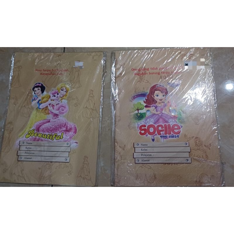 

Sampul Buku Princes dan Sampul Bening Muraah