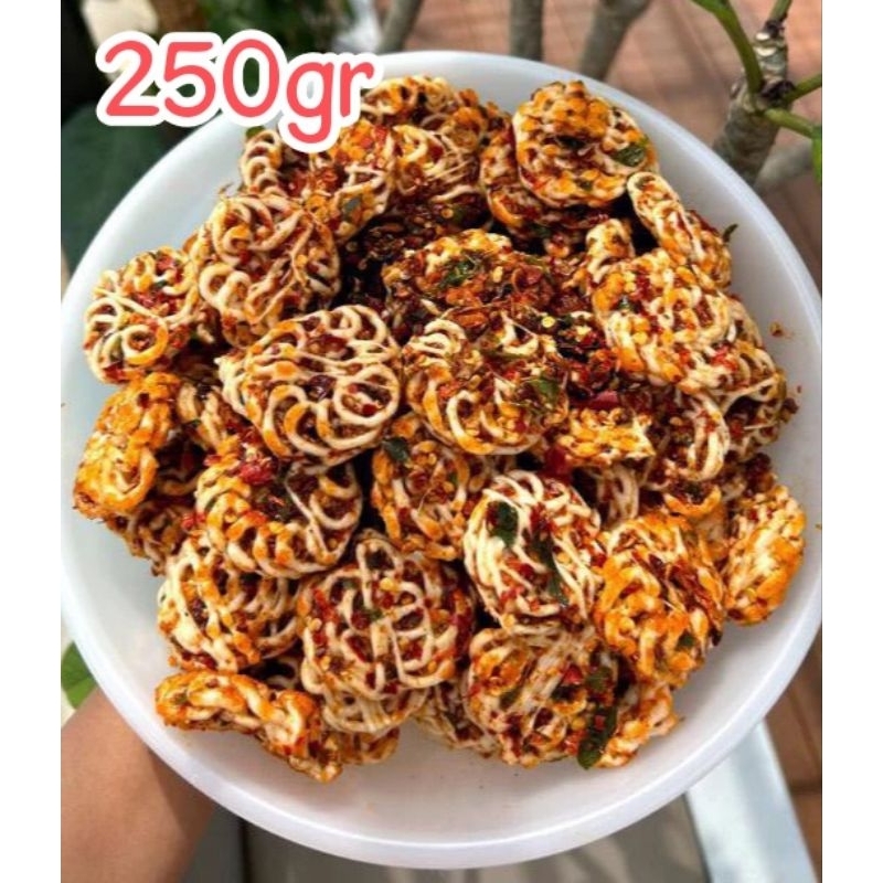

kerupuk seblak rafael pedas daun jeruk 250gr