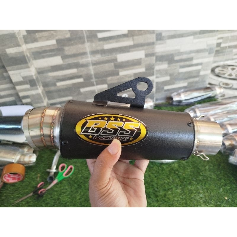 KNALPOT RACING DRAG BSS SLENCER KNALPOT RACING BLACK COUTING BSS DRAG KNALPOT RACING BSS SLENCER KNA