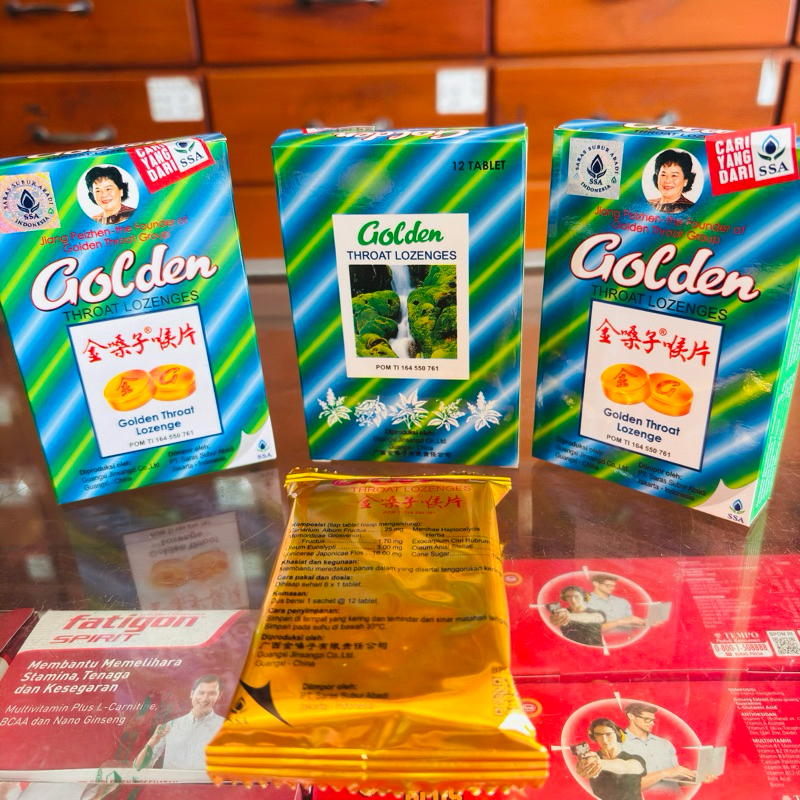 

golden throat lozenges permen batuk dan sakit tenggorokan