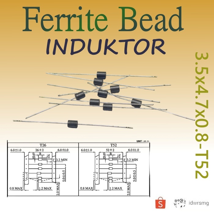 EMI Bead Core RH 3.5*4.7*0.8-T52 ferrite bead ferrite ferit bit