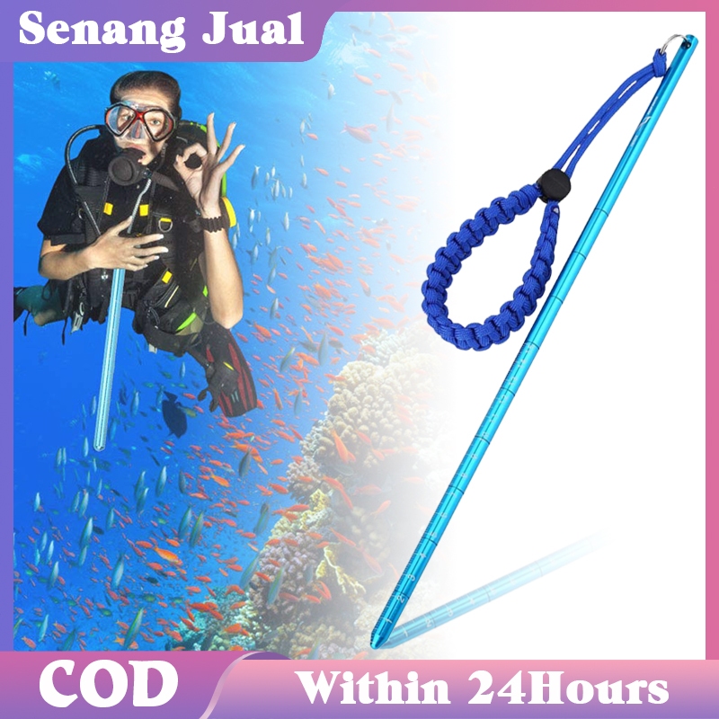 Tongkat Selam Scuba Diving Pointer Selam Aluminium Alat Diving