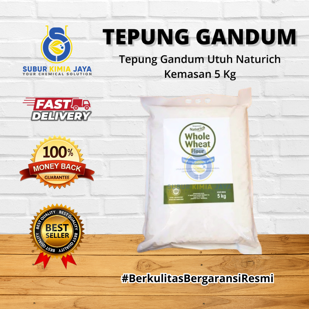 

Tepung Gandum Utuh NATURICH WHOLE WHEAT FLOUR 5kg
