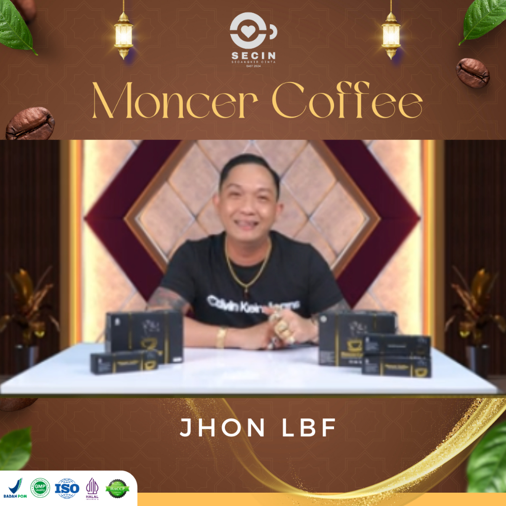

Moonceer Coffee Original - Kopi Herbal Bubuk 1 Box Isi 8