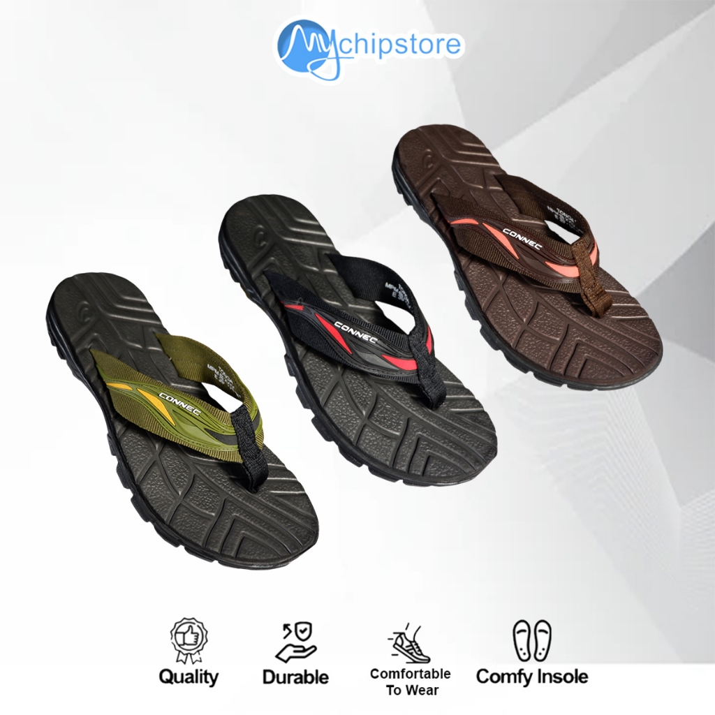 CONNEC TONGA Sandal Jepit Casual Pria Dewasa Kekinian