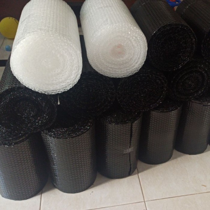 

Bublewrap 1m x 30cm buble wrap hitam putih plastik bublewrap