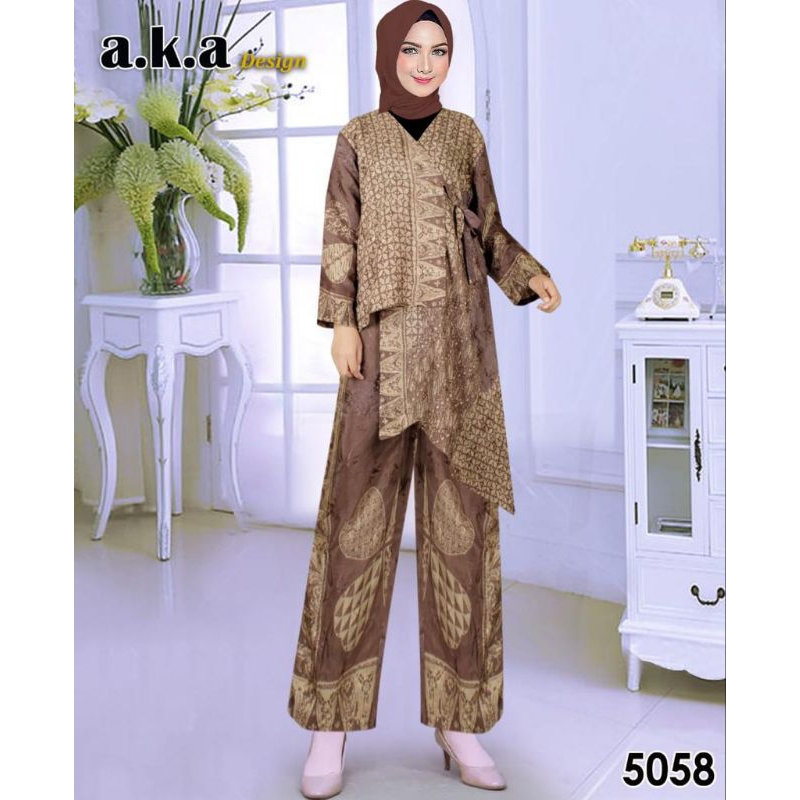 BISA COD. STELAN BATIK VISCOS SEMI SUTRA/STELAN BATIK SERAGAM PESTA TRADISIONAL/STELAN CELANA BATIK 