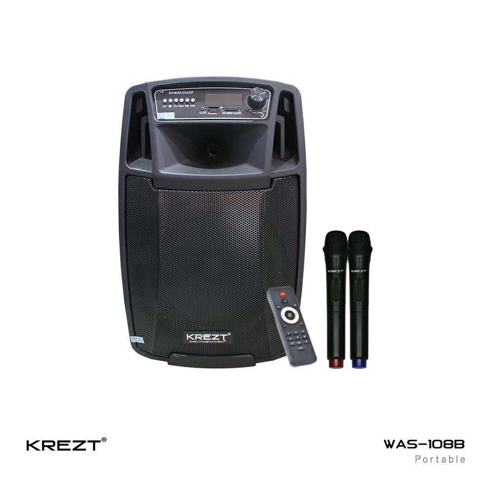 Krezt WAS-108B Speaker Portable