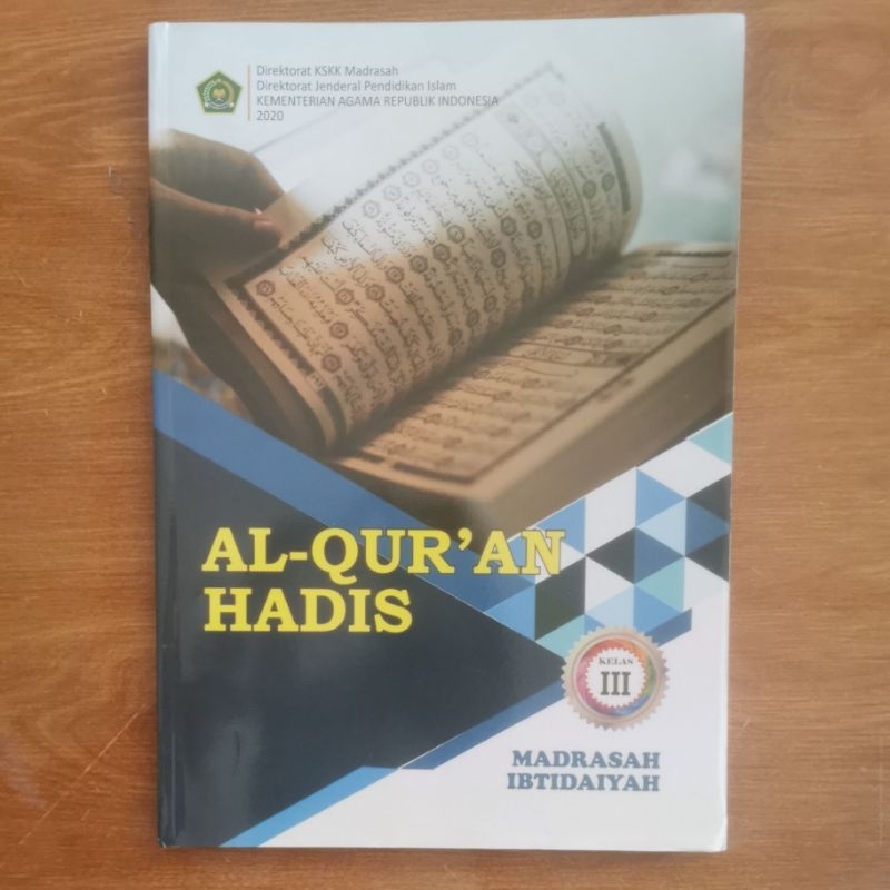 

BUKU AL-QUR'AN HADIS UNTUK KELAS 3/III MI