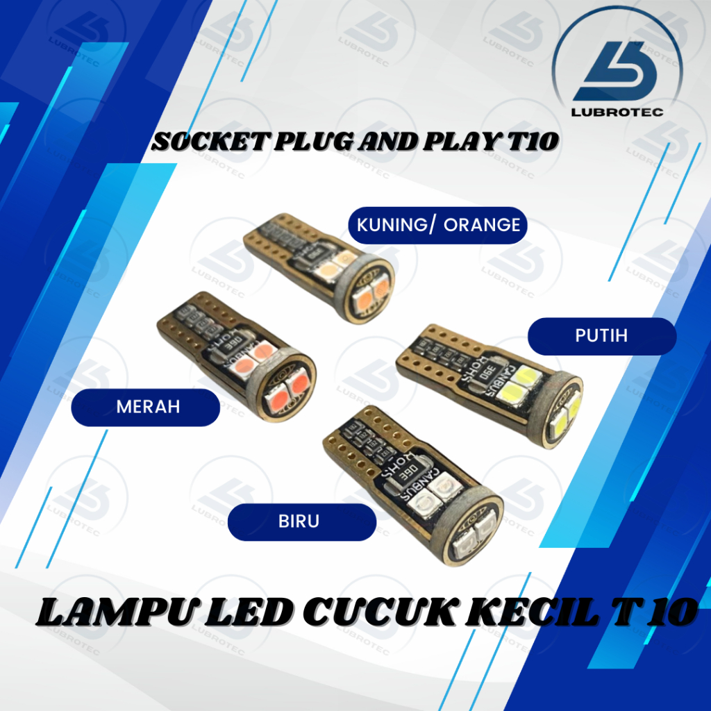 Lampu LED T10 Canbus Super Bright Led / Lampu Cucuk Kecil Led T10 Model