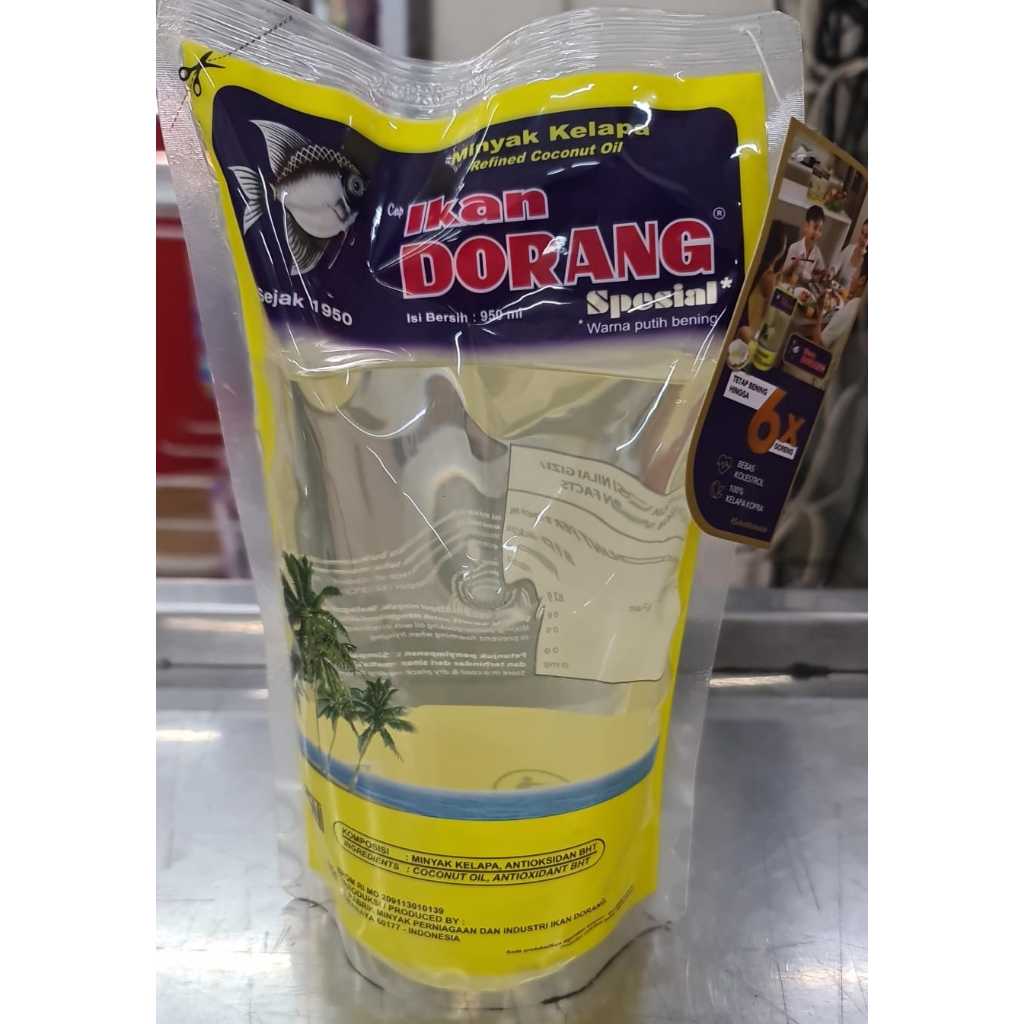 

PCS 950ML - MINYAK KELAPA DORANG 950ML / ( BUKAN 1 LITER ) COCONUT OIL CAP DORANG
