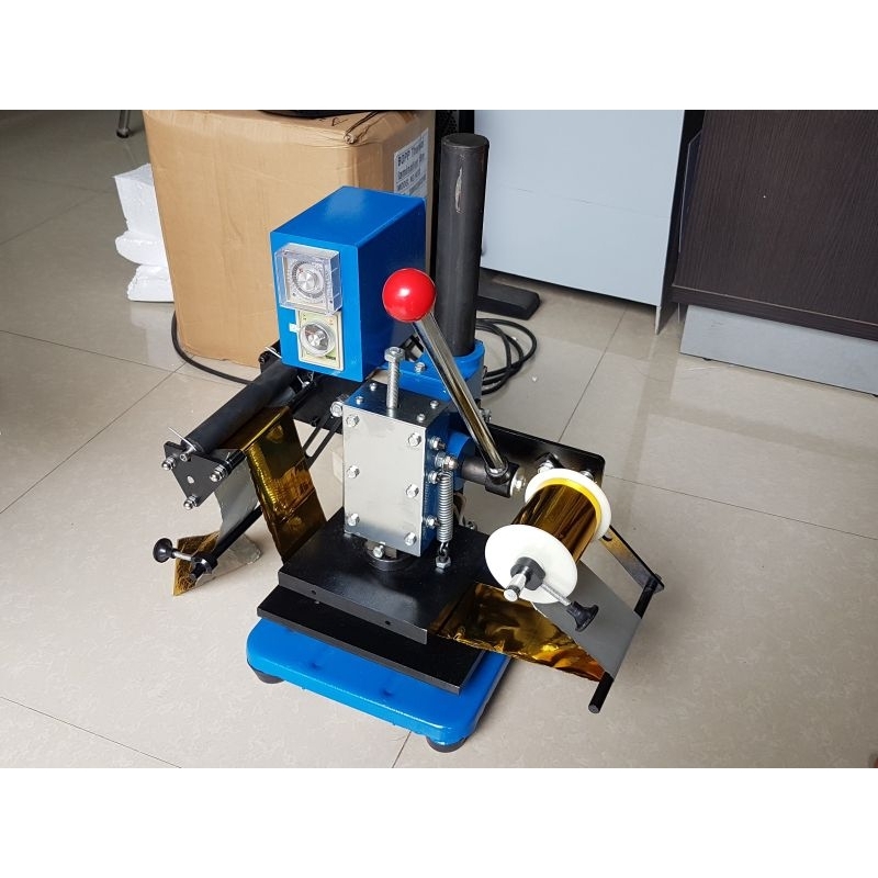 

Mesin Alat Cetak Emboss Foil Manual 15x16 Innovatec Stamping Hot print Machine