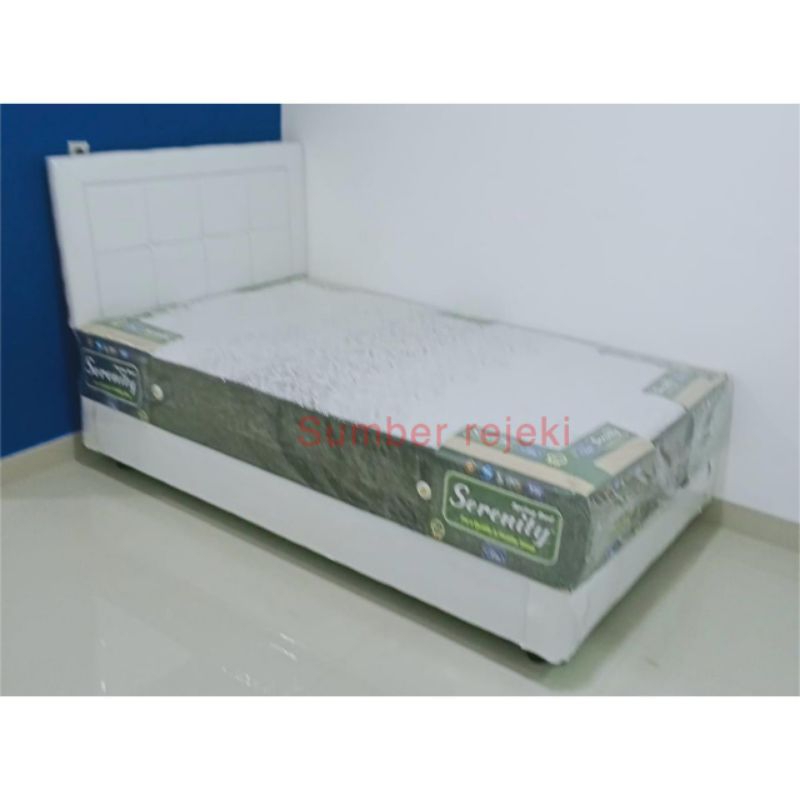 elite serenity superstar 160 x 200 matras springbed fullset 160 kasur spring bed 160x200 full set